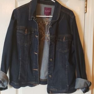Gloria Vanderbilt Blue Jean Jacket